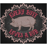 Butt Rub 7.69 X 8.85