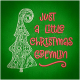 Christmas Gremlin 3.74 X 3.86 (95mm X 98mm)