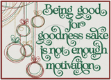 Christmas Motivation 5.05 X 6.99 (128.3mm X 177.5mm)