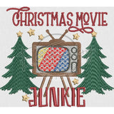 Christmas Movie Junkie 4.94 X 5.61