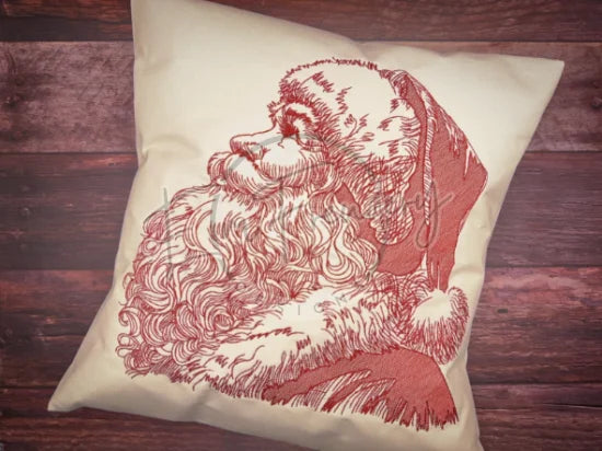 Classic Santa Sketch 11.82 X 12.13 (300.2mm X 308.1mm)