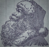 Classic Santa Sketch 5.04 X 5.17 (128mm X 131.3mm)