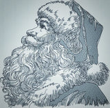 Classic Santa Sketch 7.59 X 7.79 (192.8mm X 197.9mm)