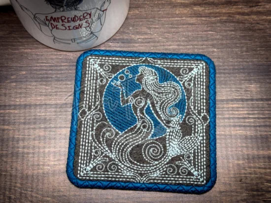 Coaster - Art Deco Mermaid