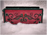 Coaster - Holly Flake with Holder Holder - 4.97 X 7.06 (126.2mm X 179.3mm)