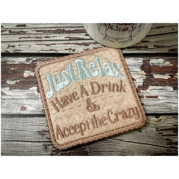 Coaster - Relax – EmFreudery Designs