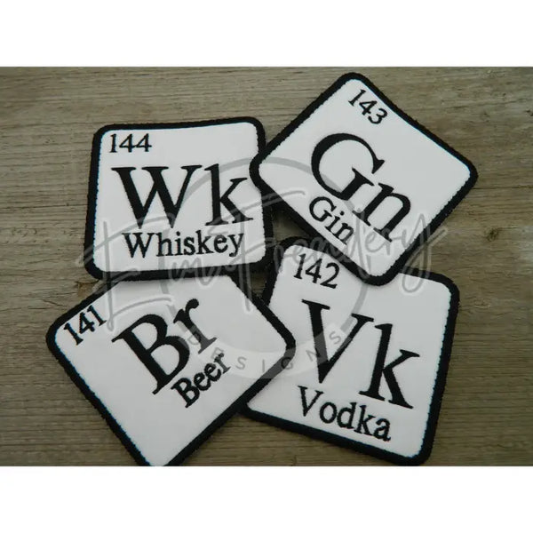 Coaster Set - Periodic Booze 4X4