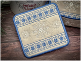 Coaster - Winter Sweater with Holder Coaster Only 3.84 X 3.84 (97.5mm X 97.5mm)