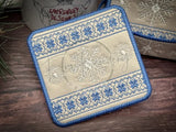 Coaster - Winter Sweater with Holder Coaster Only 3.84 X 3.84 (97.5mm X 97.5mm)