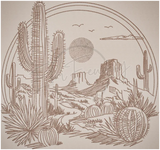 Desert Sketch 7.69 X 8.19 (195.3mm X 208mm)