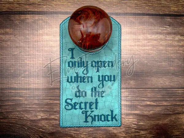 Door Hanger - Secret Knock