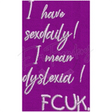 Dyslexia 3.66 X 2.24