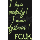 Dyslexia 9.65 X 5.88