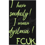 Dyslexia 9.65 X 5.88