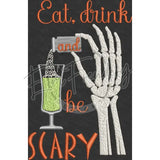 Eat Drink & Be Scary 6.86 X 4.46