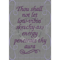 Extra Commandment 11.10X7.80