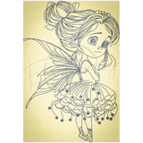 Fairy Ballerina 8.96 X 6.10