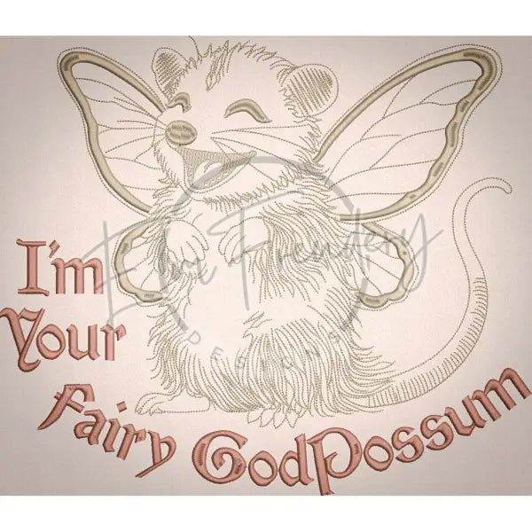 Fairy Godpossum 11.00 X 12.73