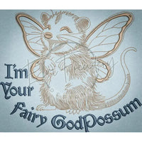 Fairy Godpossum 7.68 X 8.88