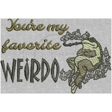 Favorite Weirdo 2.61 X 3.87