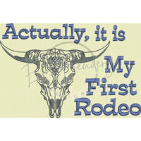 First Rodeo 5.95 X 8.88