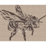 Floral Bee 6.11 X 7.72