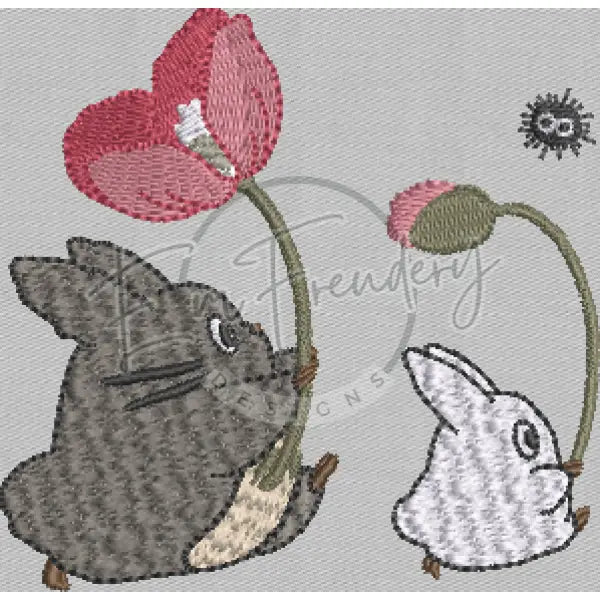 Flower Totoro - 4X4