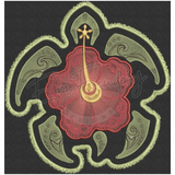 Flower Turtle 9.87 X 9.48