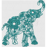 Flower-Y Elephant 5.31 X 4.94