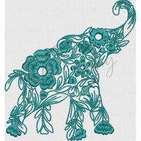 Flower-Y Elephant 5.31 X 4.94