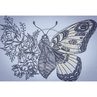 Flowery Butterfly 4.73 X 6.95