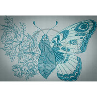 Flowery Butterfly 9.00 X 13.24