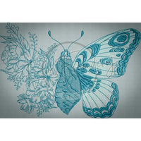 Flowery Butterfly 9.00 X 13.24