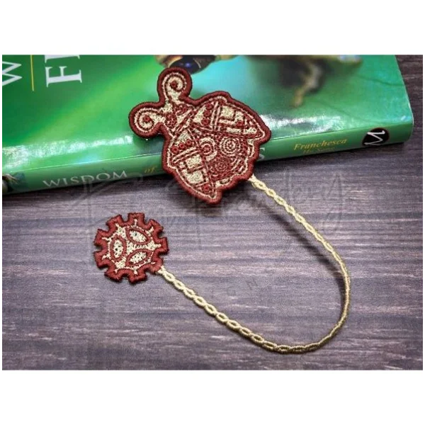 FSL 4X4 Bookmark - Steampunk Ladybug – EmFreudery Designs