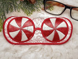 Glasses Case - Candy Canes