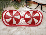 Glasses Case - Candy Canes