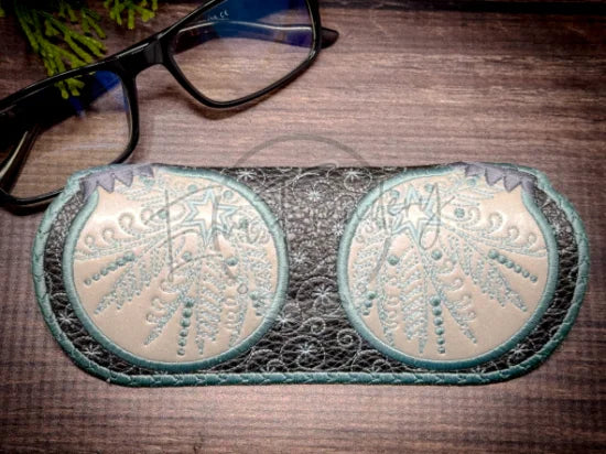 Glasses Case - Christmas Ornaments