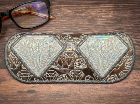 Glasses Case Diamonds