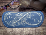 Glasses Case - Infinity Feather
