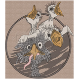 Grey Feathers 11.45 X 10.01