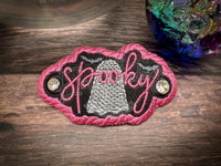 Hair Barrette Cover - Spooky