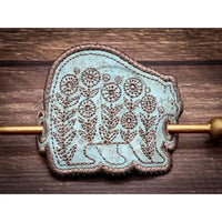Hair Thingy - Retro Flower Bear