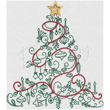 Hand-Drawn Christmas Tree 5.55 X 4.92