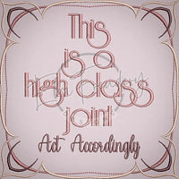 High-Class Joint 6.11 X 6.10 (155.2mm X 154.9mm)