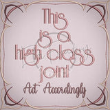 High-Class Joint 6.11 X 6.10 (155.2mm X 154.9mm)