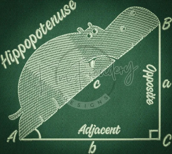Hippopotenuse 4.73 X 5.30 (120.1mm X 134.6mm)