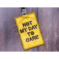 Id/Badge Holder - Not My Day