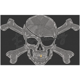 Jolly Roger 7.24 X 11.43