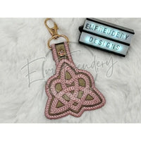 Keychain - Celtic Trinity Heart