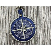 Keychain - Compass Rose